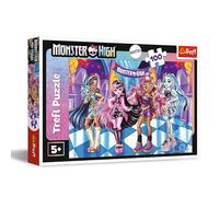 Trefl Monster High, Amigos terroríficos 100 Piezas-Puzle de Colores con los Personajes de la película Animada, Entretenimiento Creativo, Juego para niños a Partir de 5 años, Multicolor (16505)
