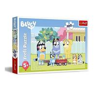 Trefl, Mundo Alegre de Bluey 100 Piezas-Puzle de Colores con los Personajes de la Serie Infantil, Entretenimiento Creativo, Juego para niños a Partir de 5 años, Multicolor (16471)