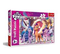 Trefl My Little Pony, Día de Alegría con los Ponis 24 Maxi-24 Piezas Grandes, Puzle de Colores con Personajes, Entretenimiento Creativo, Juego para niños a Partir de 3 años, Multicolor (14355)