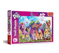Trefl My Little Pony, Los Ponis Graciosos 100 Piezas-Puzle de Colores con los Personajes de la Serie Infantil, Entretenimiento Creativo, Juego para niños a Partir de 5 años, Multicolor (16463)