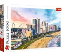Trefl - Myrtle Beach, Carolina del Sur, Estados Unidos - Puzle de 1000 Piezas - Puzle Rompecabezas para Aficionados a los Viajes, DIY, Ocio Creativo, Entretenimiento