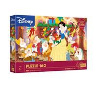 Trefl Navidad 160 Piezas-Puzzles Coloridos con Personajes de Cuentos de Hadas de Disney, Entretenimiento Creativo, diversión para niños a Partir de 6 años, Multicolor (40057)