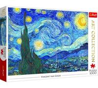 Trefl-Noche Estrellada Vincent Van Gogh Other License 1000 Piezas, Colección de Arte, Adultos y niños a Partir de 12 años Puzzle, Color