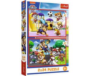 Trefl: Patrulla Canina, Aventuras Perrificas - puzzle de 2 x 24 piezas