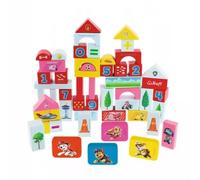 Trefl: Patrulla Canina - bloques de construcción de madera con números