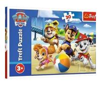 Trefl - Patrulla Canina, Cuatro Patas - 30 Elementos - Colorido Puzzle con Héroes Cuentos de Hadas, Ocio Creativo, para niños a partir de 3 años