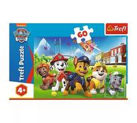 Trefl, Puzzle, Paw Patrol, En el Claro, de 60 Piezas, para niños a Partir de 4 años