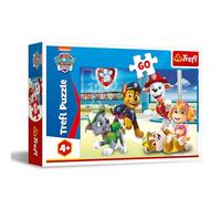 Trefl - Paw Patrol, El Mundo de los Perritos - Puzle de 60 Piezas - Puzle de Colores con los Personajes de la Serie Infantil, Entretenimiento Creativo, Juego para niños a Partir de 4 años
