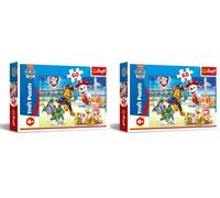 Trefl - Paw Patrol, El Mundo de los Perritos - Puzle de 60 Piezas - Puzle de Colores con los Personajes de la Serie Infantil, Entretenimiento Creativo, Juego para niños a Partir de 4 años