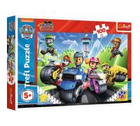 Trefl-de 100 Piezas, Paw Patrol, Impresión, Niños a Partir de 5 Años Puzzle, Color Bicicleta (16430)