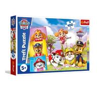 Trefl - Paw Patrol, Niñas intrépidas - Puzzle de 100 Piezas - Puzzle Colorido con Personajes de Cuentos de Hadas, para niños a Partir de 5 años