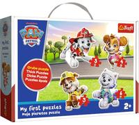 Trefl Paw Patrol, Perros Queridos-4 Rompecabezas Grandes para clasificar Formas pequeños, de 2 a 5 Piezas, para niños a Partir de 2 años, Multicolor (36136)