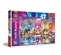 Trefl - Paw Patrol: The Mighty Movie, La Misión de los Cachorros - Puzle 24 Maxi - 24 Piezas Grandes, Puzle de Colores con Personajes, Entretenimiento Creativo, Juego para niños a Partir de 3 años