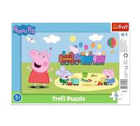 Trefl- Peppa Pig Puzzles para niños, Multicolor (31406)