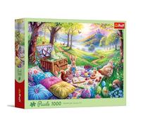 Trefl - Picnic en el Prado - 1000 Piezas - Puzzle DIY, Entretenimiento Creativo, Puzzle clásico para Adultos y niños a Partir de 14 años