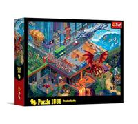 Trefl - Pixel City - 1000 Piezas - Rompecabezas para Montar uno Mismo, Entretenimiento Creativo, Rompecabezas clásico para Adultos y niños a Partir de 14 años