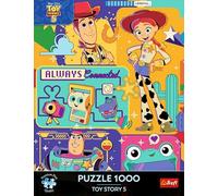 Trefl Premium Plus Calidad - Puzzle Toy Story 5, World of Toys - 1000 Piezas de Rompecabezas de Personajes, para Adultos y niños a Partir de 14 años