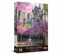 Trefl Premium Plus - Puzzle Photo Odyssey: Catedral de Notre-Dame en París: 1000 Piezas, Serie única de fotografías, Ajuste Piezas, para Adultos y niños a Partir de 12 años