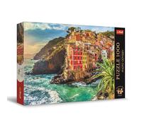 Trefl Premium Plus-Puzzle Photo Odyssey: Pueblo Riomaggiore, Italia: 1000, Serie única de fotografías, Ajuste Piezas, para Adultos y niños a Partir de 12 años, Multicolor (10855)
