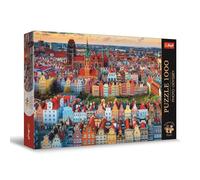 Trefl Premium Plus-Puzzle Photo Odyssey: Vistas de Gdansk, Polonia: 1000, Serie única de fotografías, Ajuste Piezas, para Adultos y niños a Partir de 12 años, Multicolor (10856)