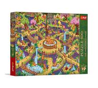 Trefl Premium Plus Quality - El Rompecabezas del Laberinto Imposible: Capibaras Divertidas - 500 Piezas, Serie Temas atemporales, Encaje, Adultos y niños a Partir de 10 años