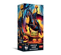Trefl Premium Plus Quality - Hall of Horror Puzzle: Jinete sin Cabeza: 1000 Piezas, Serie Llena de Terror y atmósfera Oscura, Encaje Piezas, para Adultos y niños a Partir de 14 años.