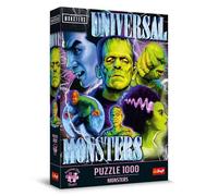 Trefl Premium Plus Quality - Puzle Monsters - 1000 Piezas, Serie de Rompecabezas con los Personajes Favoritos, para Adultos y niños a Partir de 14 años