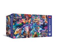 Trefl Premium Plus Quality - Puzzle Colorful World - 8000 Piezas, Serie temática Atemporal, Piezas Que encajan Perfectamente, para Adultos y niños a Partir de 14 años