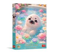 Trefl Premium Plus Quality - Puzzle Cuteness Overload: Dulce foca - 500 elementos, serie de motivos atemporales, ajuste perfecto, para adultos y niños a partir de 10 años