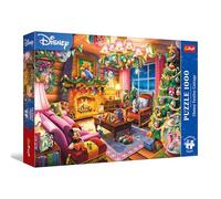 Trefl Premium Plus Quality - Puzzle Disney, Casita navideña de Disney - 1000 Piezas, Serie de Rompecabezas de Personajes, para Adultos y niños Mayores de 14 años
