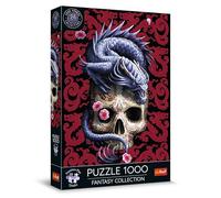 Trefl Puzzle Dragón Oriental – 1000 piezas, Serie del Mundo de Fantasía, Anne Stokes, 12+