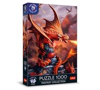 Trefl Puzzle El Dragón Abrasador – 1000 piezas, Premium Plus Quality, Anne Stokes