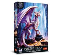 Trefl Premium Plus Quality - Puzzle Fantasy Collection: El Vigilante del Tesoro - 1000 Piezas, Serie de Cuadros del Mundo de Fantasía, Anne Stokes, para Adultos y Niños a Partir de 12 años