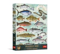 Trefl Puzzle Finders Keepers: Peces – 500 piezas – Motivos atemporales – Encaje perfecto – 10+