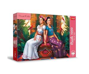 Trefl Premium Plus Quality - Puzzle Frida Kahlo, Dos Caras - 1000 Piezas, Serie de Rompecabezas de la Artista Frida Kahlo, para Adultos y niños Mayores de 14 años