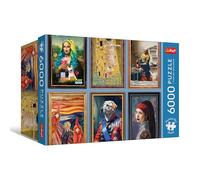 Trefl Premium Plus Quality - Puzzle Fun Art Collection - 6000 Piezas, Serie temática Atemporal, Piezas Que encajan Perfectamente, para Adultos y niños a Partir de 14 años