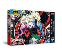 Trefl Premium Plus Quality - Puzzle : Harley Quinn - 1000 Piezas, Serie de Rompecabezas con los Personajes Favoritos, Ajuste Piezas, Partir de 12 años