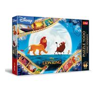 Trefl Premium Plus Quality - Puzzle Iconic Moments: El Rey León - 1000 Piezas, Serie de Rompecabezas con los Personajes Favoritos, Ajuste Piezas, Partir de 12 años