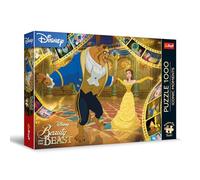 Trefl Premium Plus Quality - Puzzle Iconic Moments: La Bella y la Bestia - 1000 Piezas, Serie de Rompecabezas con los Personajes Favoritos, Ajuste Piezas, Partir de 12 años