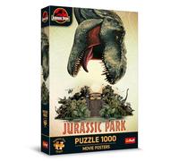 Trefl Premium Plus Quality - Puzzle Jurassic Park: Movie Posters - 1000 Piezas, Serie de Rompecabezas con los Personajes Favoritos, para Adultos y Niños a Partir de 12 años
