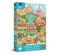 Trefl Premium Plus Quality-Puzzle Madalina Tantareanu: Medianoche en Roma-1000 Piezas, Serie de Rompecabezas con Ilustraciones del Artista rumano, para Adultos y niños Mayores de 14 años (12072)