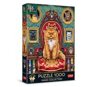 Trefl Premium Plus Quality - Puzzle Magic Collection: Amor por los Gatos - 1000 Piezas, Serie de Cuadros Mágicos, Lisa Parker, Ajuste Piezas, para Adultos y Niños a Partir de 12 años