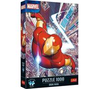 Trefl Premium Plus Quality - Puzzle Marvel: Iron Man - 1000 Piezas, Serie de Rompecabezas con los Personajes Favoritos, Ajuste Piezas, para Adultos y Niños a Partir de 12 años