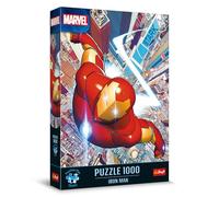 Trefl Premium Plus Quality - Puzzle Marvel: Iron Man - 1000 Piezas, Serie de Rompecabezas con los Personajes Favoritos, Ajuste Piezas, para Adultos y Niños a Partir de 12 años