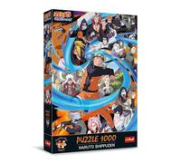 Trefl Premium Plus Quality-Puzzle Naruto Shippuden-1000 Piezas, Serie de Rompecabezas con los Personajes Favoritos, para Adultos y niños a Partir de 14 años, Multicolor (12083)