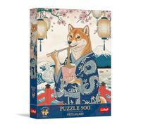 Trefl Premium Plus Quality - Puzzle Pets as Art: Pasta Meditation de Shiba: 500 Piezas, Serie Timeless Motifs, Piezas Que encajan a la perfección, para Adultos y niños a Partir de 10 años