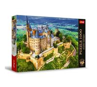 Trefl Premium Plus Quality - Puzzle Photo Odyssey: El Castillo de Hohenzollern, Alemania - 1000 Piezas, Serie única de fotografías, para Adultos y niños a Partir de 12 años