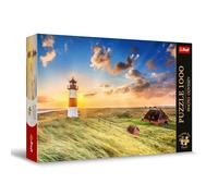 Trefl Premium Plus Quality - Puzzle Photo Odyssey: El Faro de List, Alemania - 1000 Piezas, Serie única de fotografías, Ajuste Piezas, para Adultos y niños a Partir de 12 años