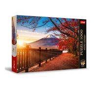 Trefl Premium Plus Quality - Puzzle Photo Odyssey: El Monte Fuji, Japón - 1000 Piezas, Serie única de fotografías, Ajuste Piezas, para Adultos y niños a Partir de 12 años