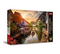 Trefl Premium Plus Quality - Puzzle Photo Odyssey: La Pequeña Venecia de Colmar, Francia - 1000 Piezas, Serie única de fotografías, para Adultos y niños a Partir de 12 años